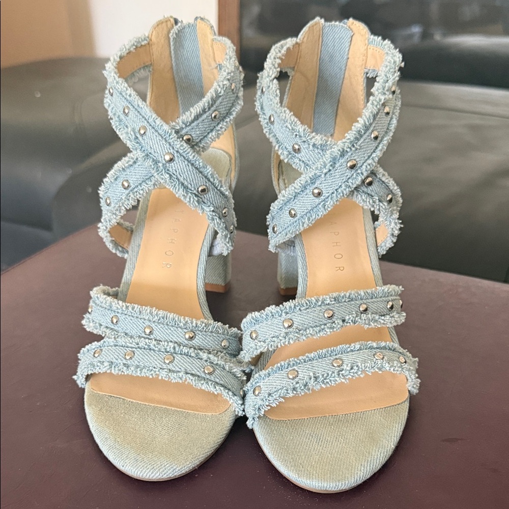 Metaphor Women's Freesia Dress Sandal - Denim Blue SIZE 5.5